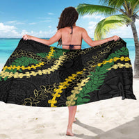 Hawaii Puakenikeni - Maile Lei Sarong Obsidian Black LT7 - Polynesian Pride