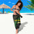 Hawaii Puakenikeni - Maile Lei Sarong Obsidian Black