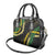 Hawaii Puakenikeni - Maile Lei Shoulder Handbag Obsidian Black