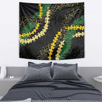 Hawaii Puakenikeni - Maile Lei Tapestry Obsidian Black LT7 - Polynesian Pride