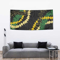 Hawaii Puakenikeni - Maile Lei Tapestry Obsidian Black LT7 - Polynesian Pride