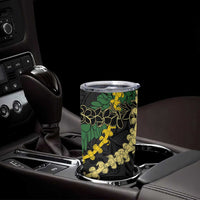 Hawaii Puakenikeni - Maile Lei Tumbler Cup Obsidian Black LT7 - Polynesian Pride