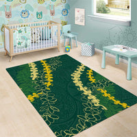 Hawaii Puakenikeni - Maile Lei Area Rug Sage Green LT7 - Polynesian Pride