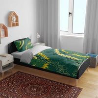 Hawaii Puakenikeni - Maile Lei Bedding Set Sage Green LT7 - Polynesian Pride