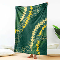 Hawaii Puakenikeni - Maile Lei Blanket Sage Green LT7 - Polynesian Pride