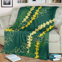 Hawaii Puakenikeni - Maile Lei Blanket Sage Green LT7 - Polynesian Pride