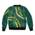 Hawaii Puakenikeni - Maile Lei Bomber Jacket Sage Green