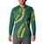 Hawaii Puakenikeni - Maile Lei Button Sweatshirt Sage Green