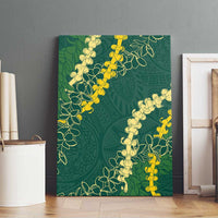 Hawaii Puakenikeni - Maile Lei Canvas Wall Art Sage Green LT7 - Polynesian Pride
