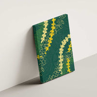 Hawaii Puakenikeni - Maile Lei Canvas Wall Art Sage Green LT7 - Polynesian Pride