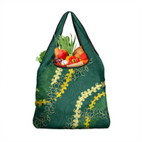 Hawaii Puakenikeni - Maile Lei Grocery Bag Sage Green LT7 1-pack One Size Sage Green - Polynesian Pride