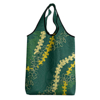 Hawaii Puakenikeni - Maile Lei Grocery Bag Sage Green LT7 - Polynesian Pride