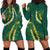 Hawaii Puakenikeni - Maile Lei Hoodie Dress Sage Green