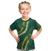 Hawaii Puakenikeni - Maile Lei Kid T Shirt Sage Green LT7 Sage Green - Polynesian Pride