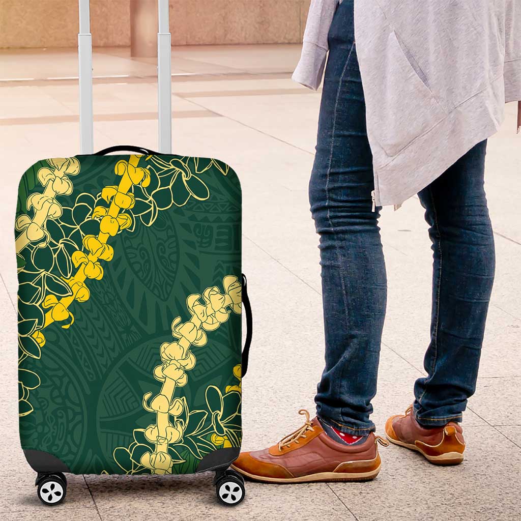 Hawaii Puakenikeni - Maile Lei Luggage Cover Sage Green LT7 Sage Green - Polynesian Pride