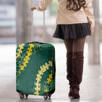 Hawaii Puakenikeni - Maile Lei Luggage Cover Sage Green LT7 - Polynesian Pride