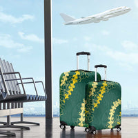 Hawaii Puakenikeni - Maile Lei Luggage Cover Sage Green LT7 - Polynesian Pride