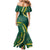 Hawaii Puakenikeni - Maile Lei Mermaid Dress Sage Green