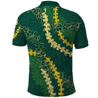 Hawaii Puakenikeni - Maile Lei Polo Shirt Sage Green LT7 - Polynesian Pride