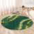 Hawaii Puakenikeni - Maile Lei Round Carpet Sage Green