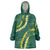 Hawaii Puakenikeni - Maile Lei Wearable Blanket Hoodie Sage Green