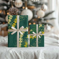 Hawaii Puakenikeni - Maile Lei Wrapping Paper Sage Green LT7 - Polynesian Pride