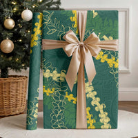Hawaii Puakenikeni - Maile Lei Wrapping Paper Sage Green LT7 - Polynesian Pride