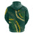 Hawaii Puakenikeni - Maile Lei Zip Hoodie Sage Green