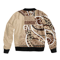 Samoa Siapo Classic Motif Bomber Jacket Manuia le tutoatasi o Samoa Independence LT7 - Polynesian Pride
