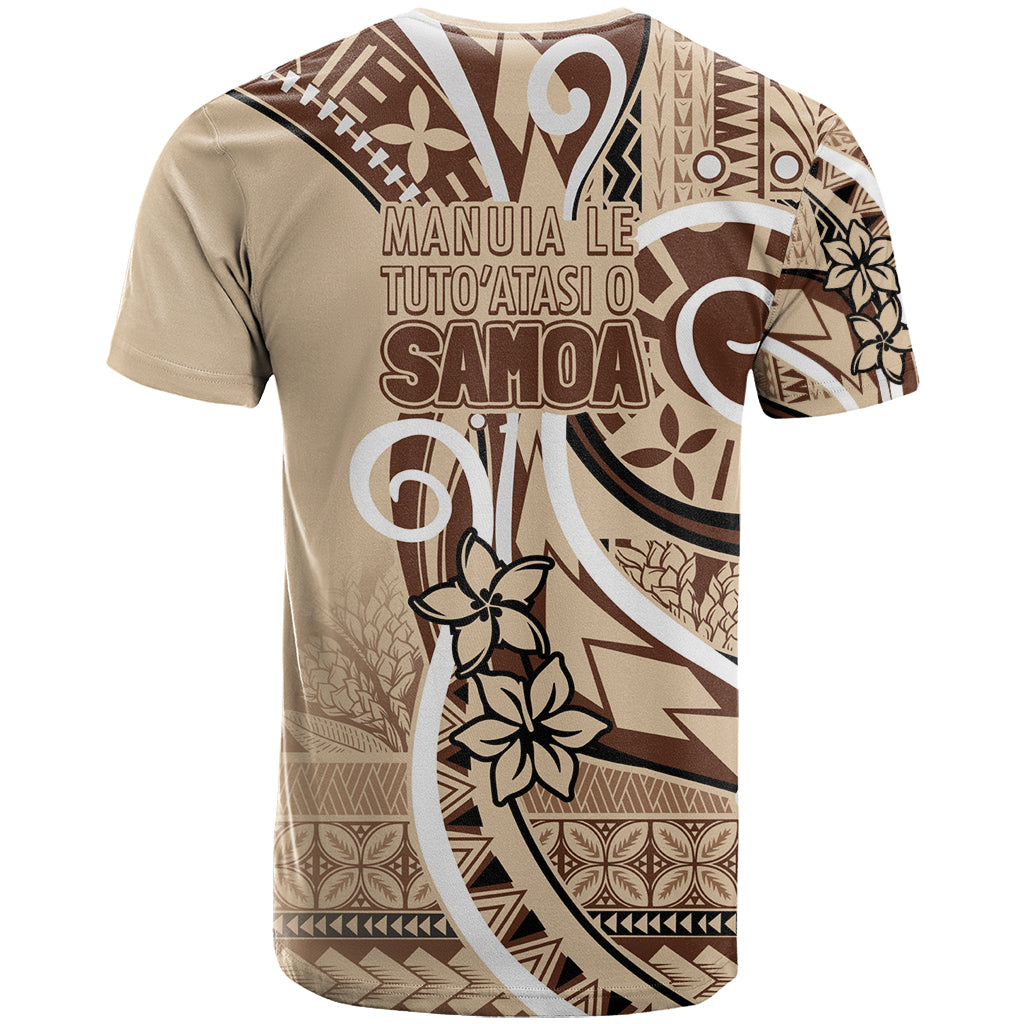 Samoa Siapo Classic Motif T Shirt Manuia le tutoatasi o Samoa Independence LT7 - Polynesian Pride