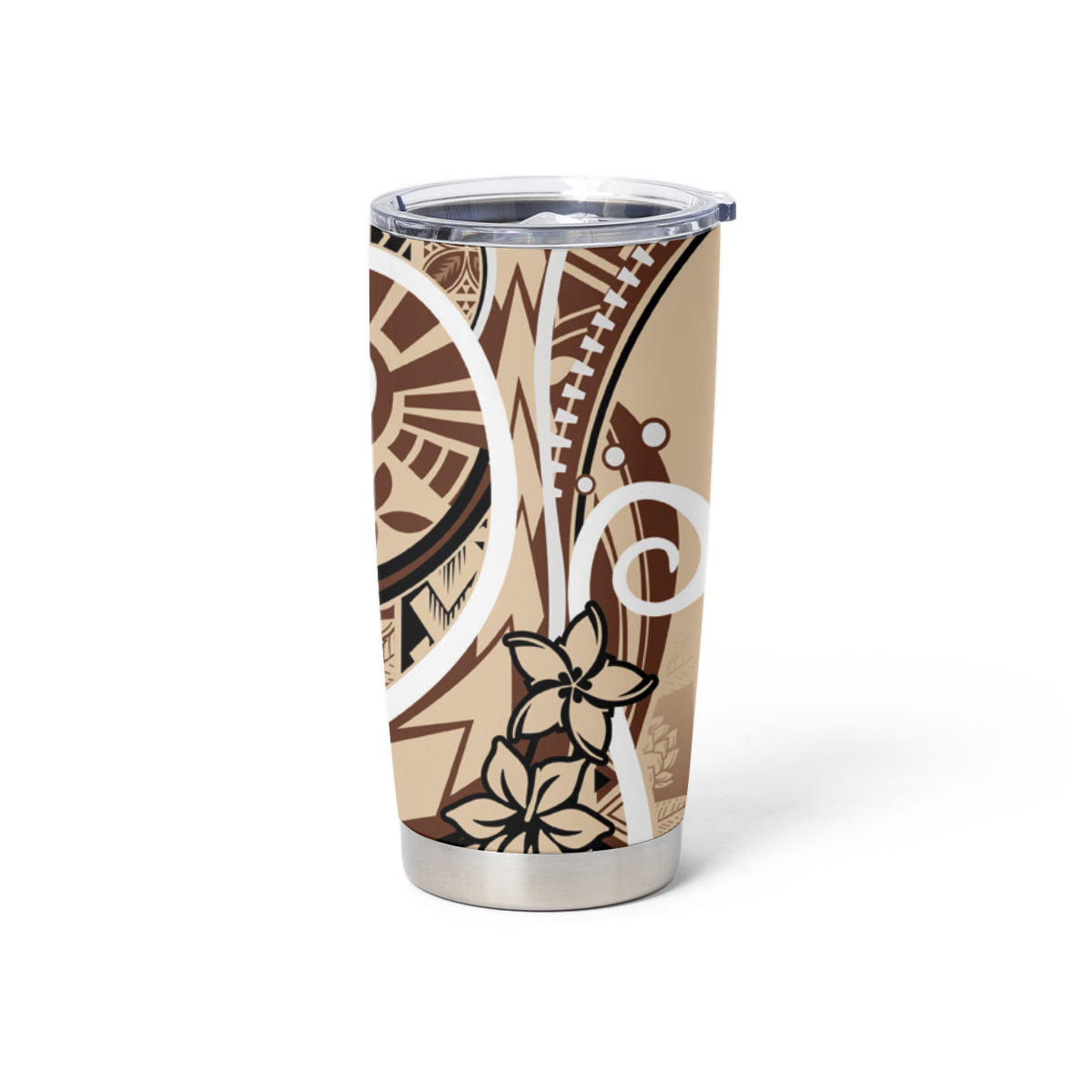 Samoa Siapo Classic Motif Tumbler Cup Manuia le tutoatasi o Samoa Independence LT7 - Polynesian Pride