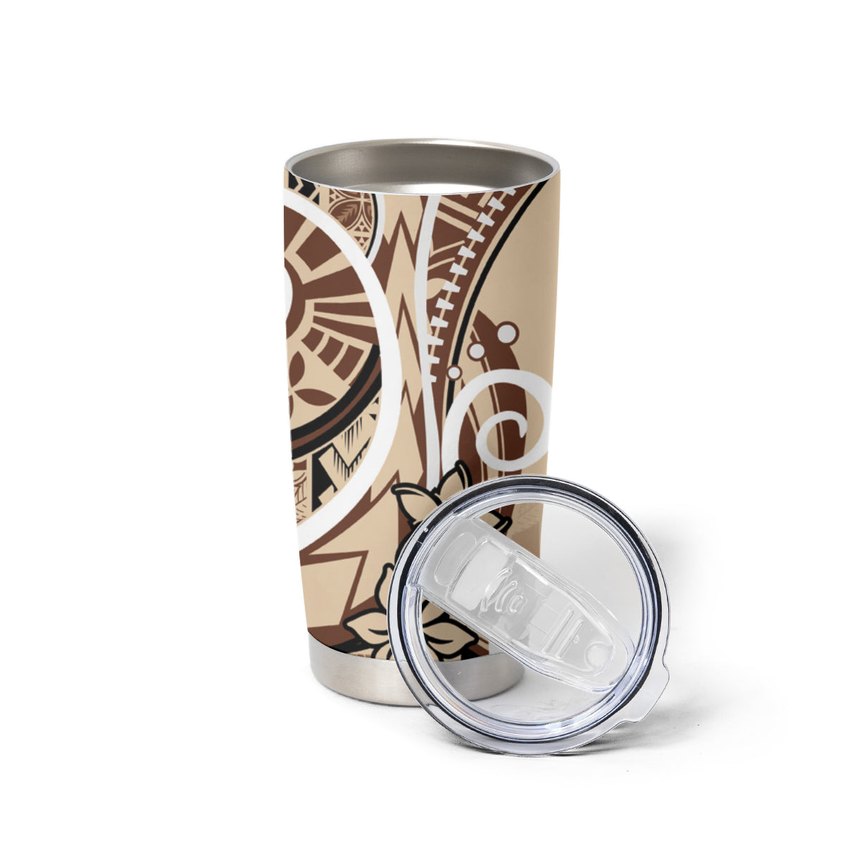 Samoa Siapo Classic Motif Tumbler Cup Manuia le tutoatasi o Samoa Independence LT7 - Polynesian Pride