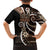 Samoa Siapo Classic Motif Hawaiian Shirt Manuia le tuto’atasi o Samoa Independence Black Style