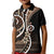 Samoa Siapo Classic Motif Kid Polo Shirt Manuia le tuto’atasi o Samoa Independence Black Style