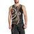 Samoa Siapo Classic Motif Men Tank Top Manuia le tuto’atasi o Samoa Independence Black Style