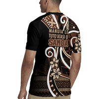 Samoa Siapo Classic Motif Rugby Jersey Manuia le tutoatasi o Samoa Independence Black Style LT7 - Polynesian Pride