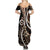 Samoa Siapo Classic Motif Summer Maxi Dress Manuia le tuto’atasi o Samoa Independence Black Style