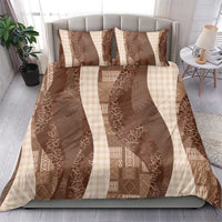 Polynesian Tribal Pattern Patchwork Picturesque Bedding Set Mocha LT7 - Polynesian Pride