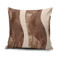 Polynesian Tribal Pattern Patchwork Picturesque Pillow Cover Mocha LT7 Mocha - Polynesian Pride