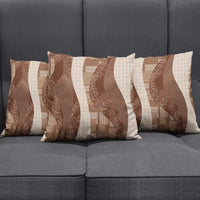 Polynesian Tribal Pattern Patchwork Picturesque Pillow Cover Mocha LT7 - Polynesian Pride