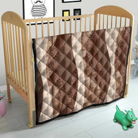 Polynesian Tribal Pattern Patchwork Picturesque Quilt Mocha LT7 - Polynesian Pride