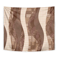Polynesian Tribal Pattern Patchwork Picturesque Tapestry Mocha LT7 - Polynesian Pride