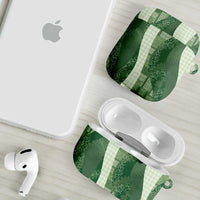 Polynesian Tribal Pattern Patchwork Picturesque AirPods Case Sage Green LT7 - Polynesian Pride