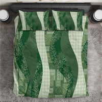 Polynesian Tribal Pattern Patchwork Picturesque Bedding Set Sage Green LT7 Sage Green - Polynesian Pride