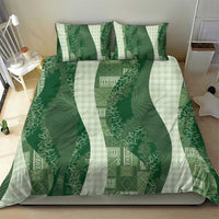 Polynesian Tribal Pattern Patchwork Picturesque Bedding Set Sage Green LT7 - Polynesian Pride