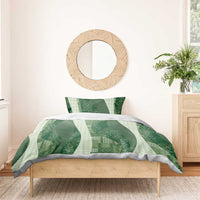 Polynesian Tribal Pattern Patchwork Picturesque Bedding Set Sage Green LT7 - Polynesian Pride