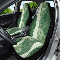 Polynesian Tribal Pattern Patchwork Picturesque Car Seat Cover Sage Green LT7 - Polynesian Pride