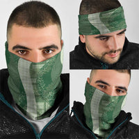 Polynesian Tribal Pattern Patchwork Picturesque Neck Gaiter Sage Green LT7 - Polynesian Pride