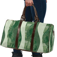 Polynesian Tribal Pattern Patchwork Picturesque Travel Bag Sage Green LT7 - Polynesian Pride