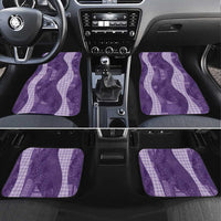 Polynesian Tribal Pattern Patchwork Picturesque Car Mats Deep Violet LT7 Set 4pcs Violet - Polynesian Pride